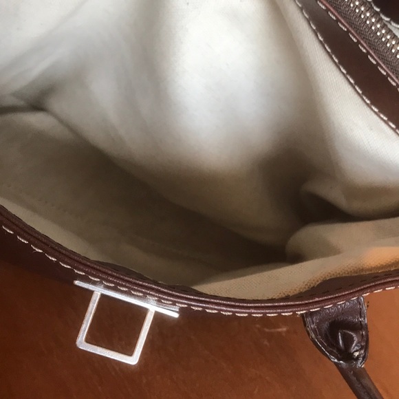 Michael Kors Vintage Shoulder Bag Brown Silver. - Picture 6 of 8